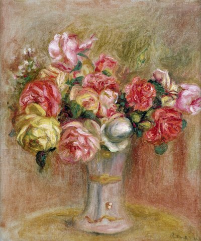 Rosen in einer Sevres-Vase von Pierre Auguste Renoir